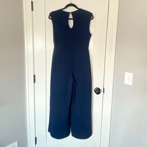 Francesca’s navy blue jumpsuit